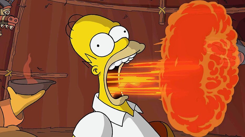 Homer in The Simpsons Movie