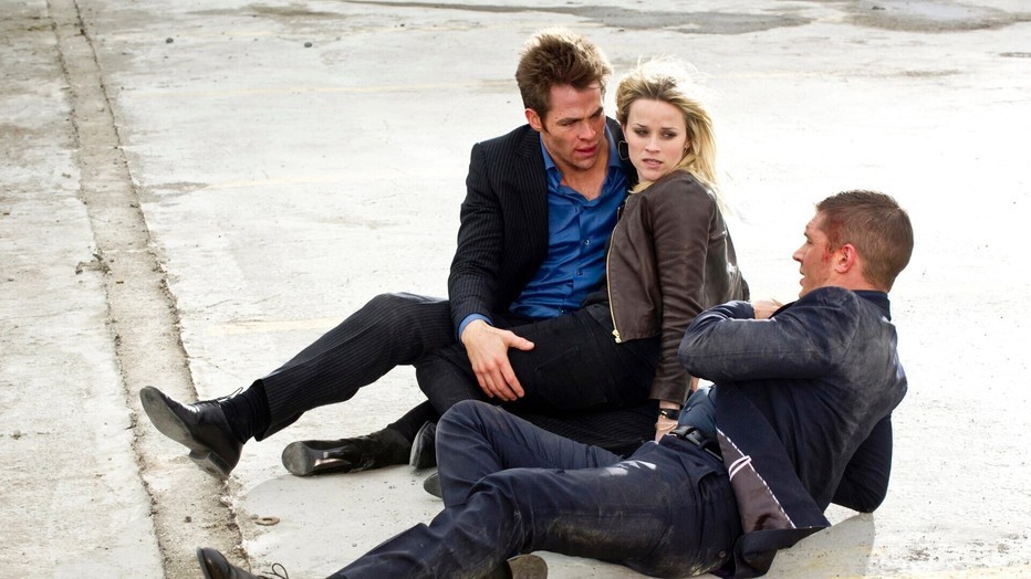 Chris Pine, Reese Witherspoon en Tom Hardy in This Means War