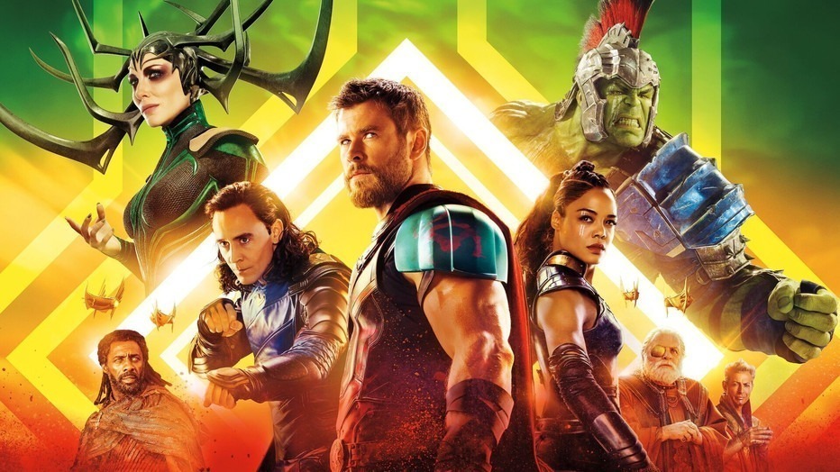 Chris Hemsworth en overige acteurs Thor: Ragnarok