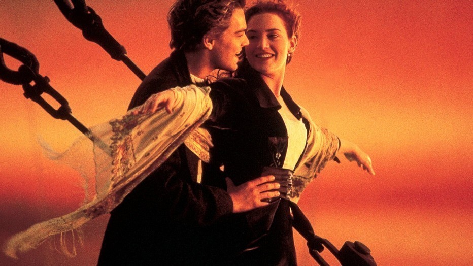 Leonardo DiCaprio en Kate Winslet Leonardo DiCaprio en Kate Winslet