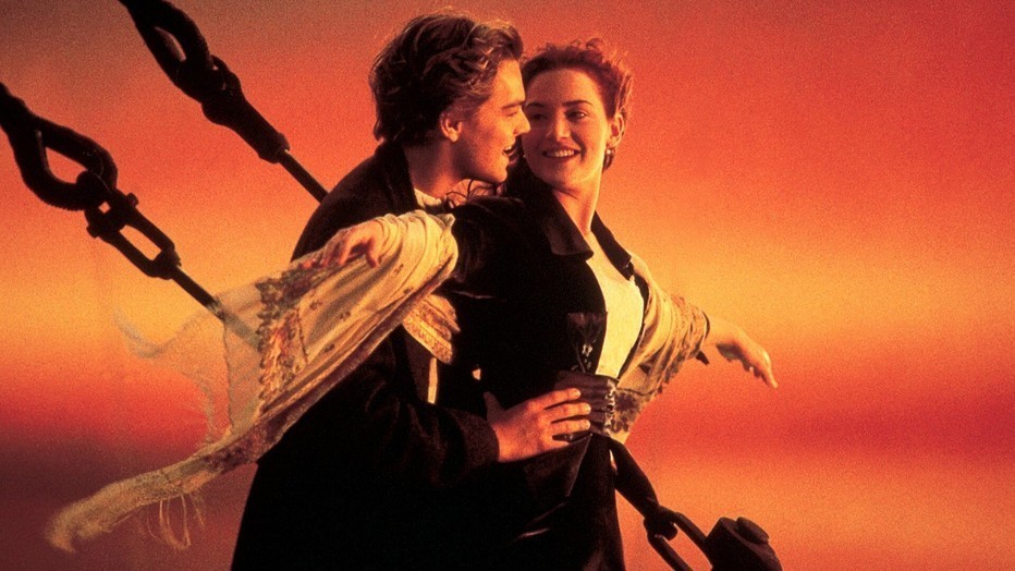 Leonardo DiCaprio en Kate Winslet in Titanic Leonardo DiCaprio en Kate Winslet in Titanic