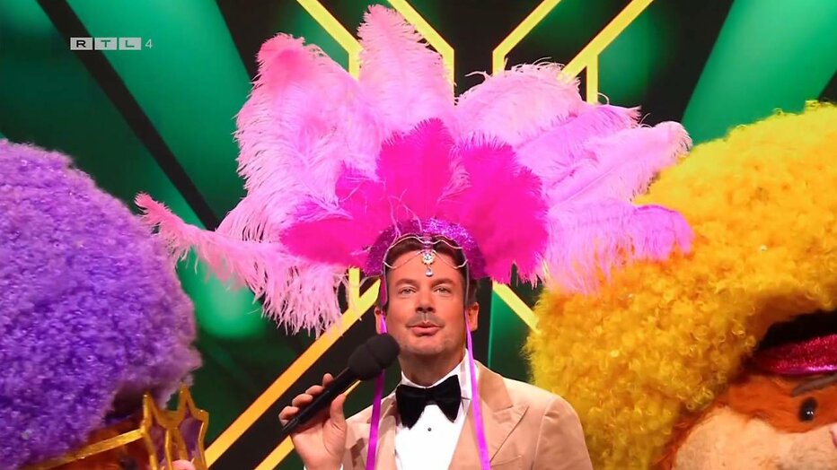 Ruben Nicolai met een van de hints van de avond.