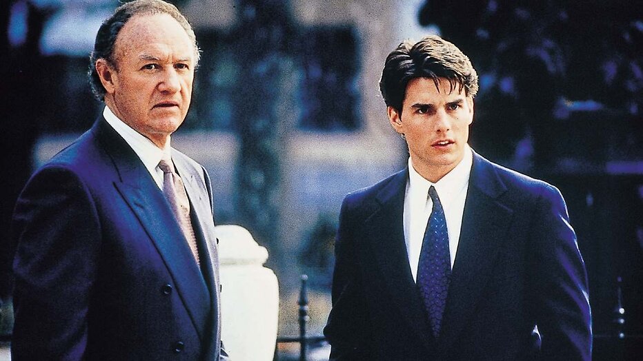 Tom Cruise en Gene Hackman in The Firm