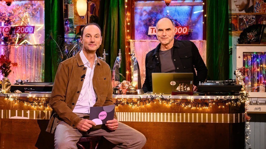 Thomas van Luyn en Leo Blokhuis voor de Top 2000 Quiz Thomas van Luyn en Leo Blokhuis voor de Top 2000 Quiz