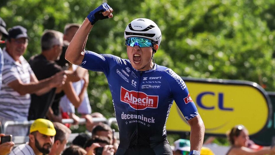 Jasper Philipsen tijdens de Tour de France 2023