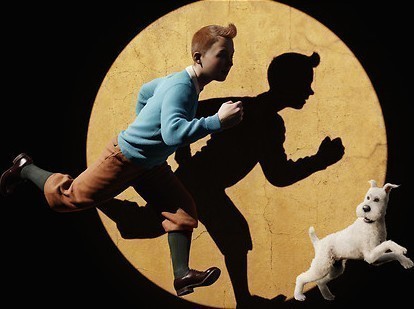 Kuifje op z'n Spielbergs