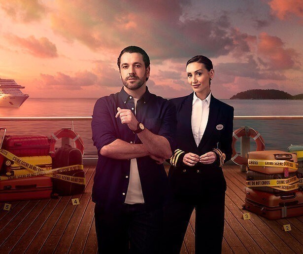 Shayne Ward en Catherine Tyldesley schitteren in het nieuwe seizoen van The Good Ship Murder bij BBC NL