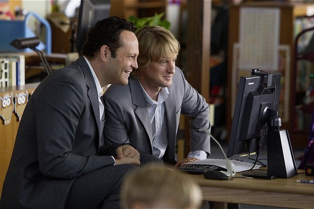 Vince Vaughn en Owen Wilson lopen stage bij Google