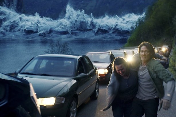 Het Noorse dorpje en de vloedgolf