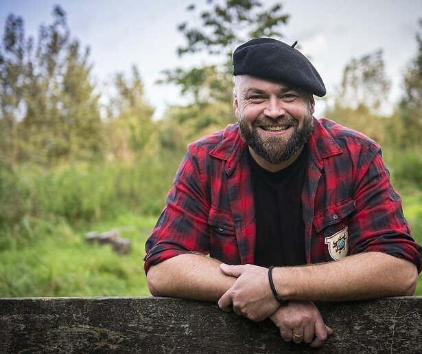 Boswachter Tim geniet van de rust in Kloostergasten