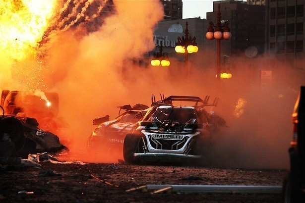 Robots vechten op de maan