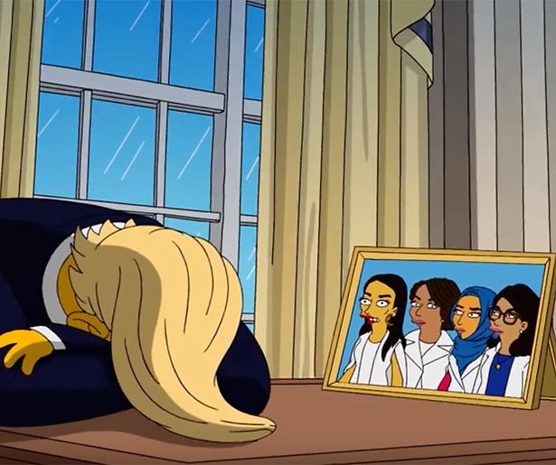 Videosnack: Makers The Simpsons nemen president Trump op de hak