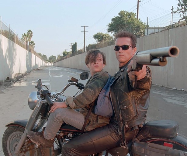 Arnold Schwarzenegger is de held in Terminator 2: Judgment Day