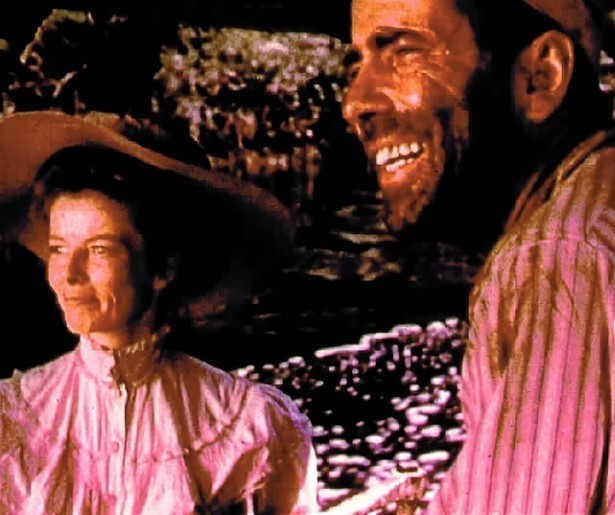 Humphrey Bogart en Katherine Hepburn gaan op een gevaarlijke missie in The African Queen