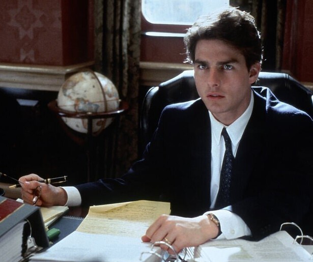 Tom Cruise is een topadvocaat in spe in thriller-dramafilm The Firm