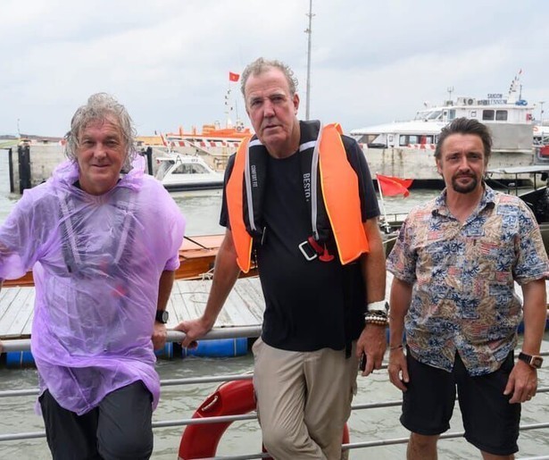 Jeremy Clarkson en zijn kompanen ruilen de auto's in voor snelle boten in The Grand Tour