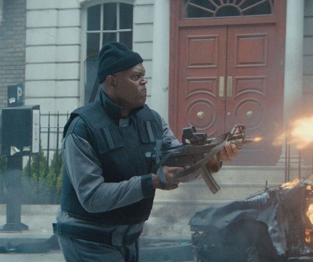 Samuel L. Jackson kan het even niet alleen in The Hitman's Bodyguard