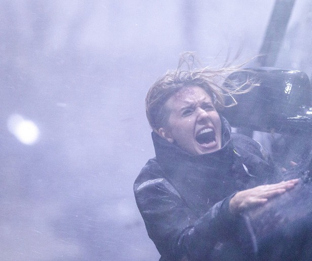 Een orkaan maakt een overval in The Hurricane Heist erg lastig