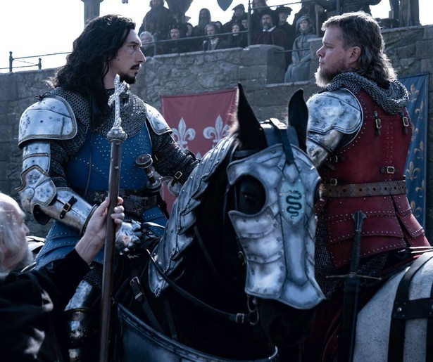 Adam Driver en Matt Damon hebben ruzie in The Last Duel