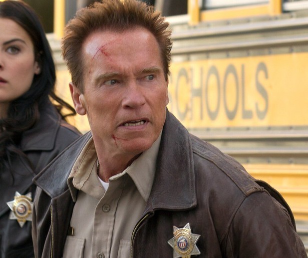 Arnold Schwarzenegger kan nog niet van zijn oude dag genieten in The Last Stand