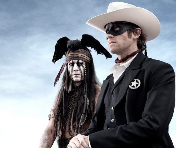 Johnny Depp en Armie Hammer op boevenbad in The Lone Ranger
