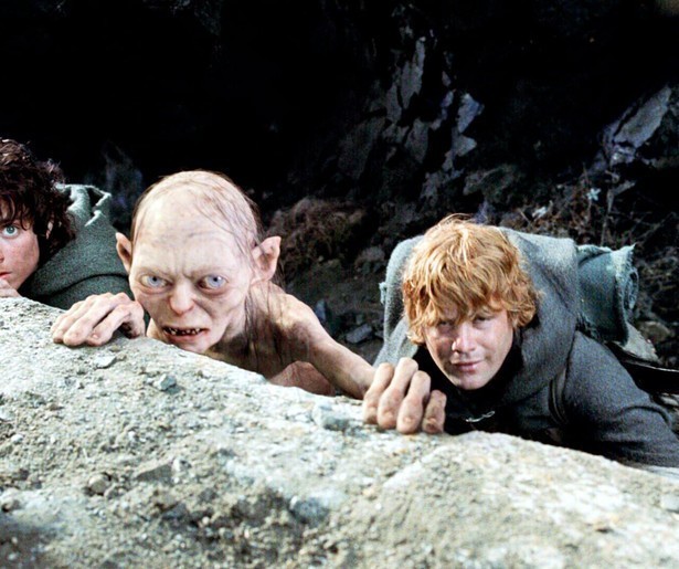 Frodo heeft een duidelijk doel voor ogen in The Lord of the Rings: The Two Towers 