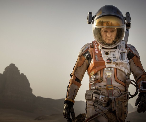 Matt Damon wordt achtergelaten op de maan in The Martian