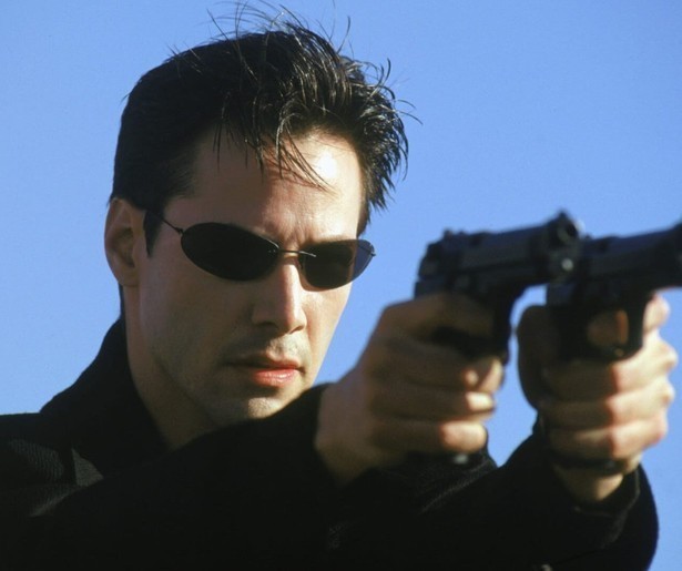 Keanu Reeves wordt gezien als de grote verlosser in The Matrix