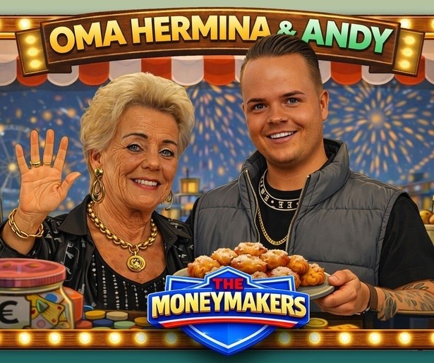 Oma Hermina en Andy gaan echt voor de winst in The Moneymakers op SBS6