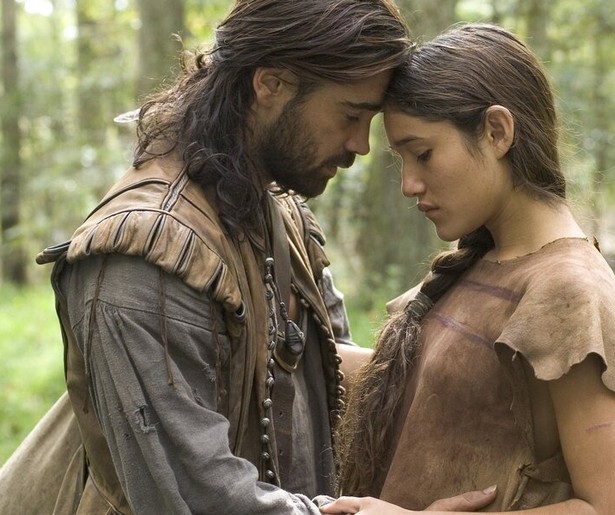 Colin Farrell wordt verliefd op Pocahontas in The New World