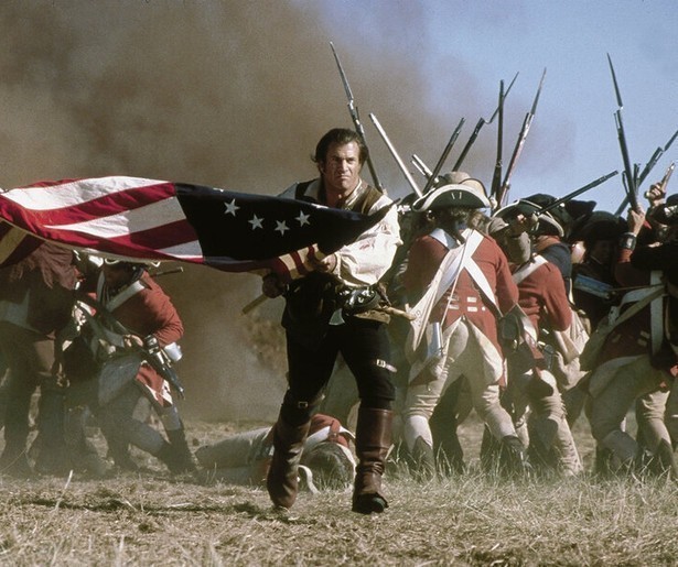Mel Gibson staat op het slagveld in The Patriot