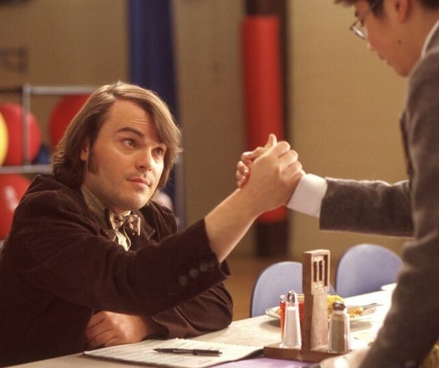 Jack Black hoofd van The School of Rock