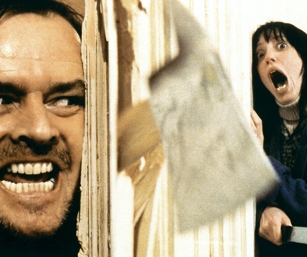 Jack Nicholson is een levensgevaarlijke psychopaat in The Shining
