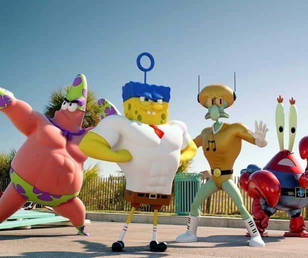 SpongeBob neemt het op tegen Antonio Banderas in The SpongeBob Movie: Sponge Out of Water