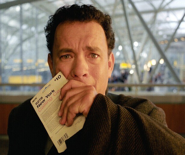 Tom Hanks woont op het vliegveld in The Terminal