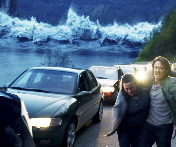 Het Noorse dorpje en de vloedgolf