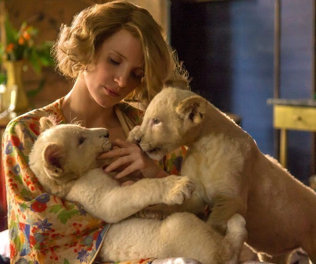 Jessica Chastain redt een boel levens in The Zookeeper's Wife