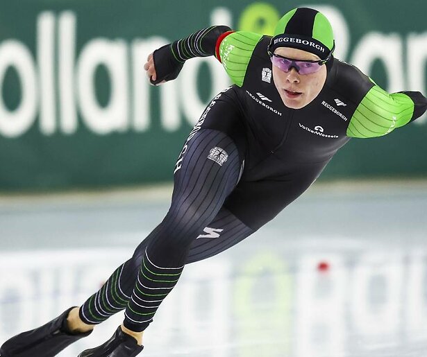 Tim Prins, Tijmen Snel en Jenning de Boo komen in actie tijdens de World Cup in Tomaszów