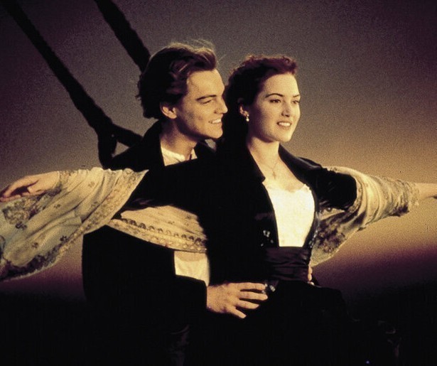 Leonardo DiCaprio is op Kate Winslet