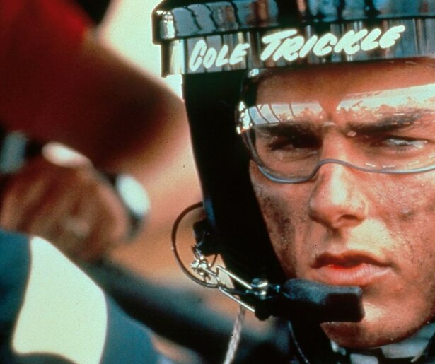 Tom Cruise heeft in Days of Thunder een duidelijk doel voor ogen