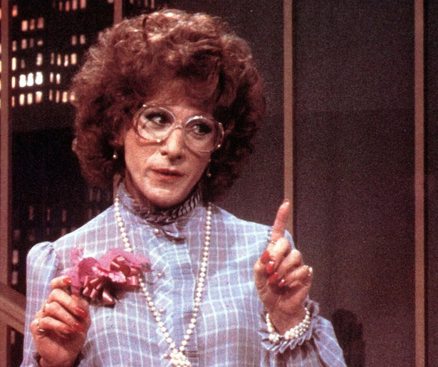 Dustin Hoffman weet iedereen als vrouw om de tuin te leiden in Tootsie