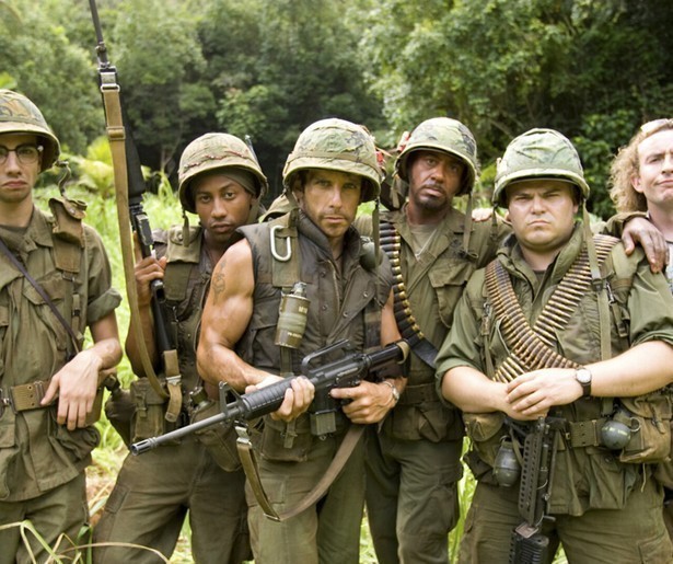Ben Stiller belandt in Tropic Thunder in de jungle