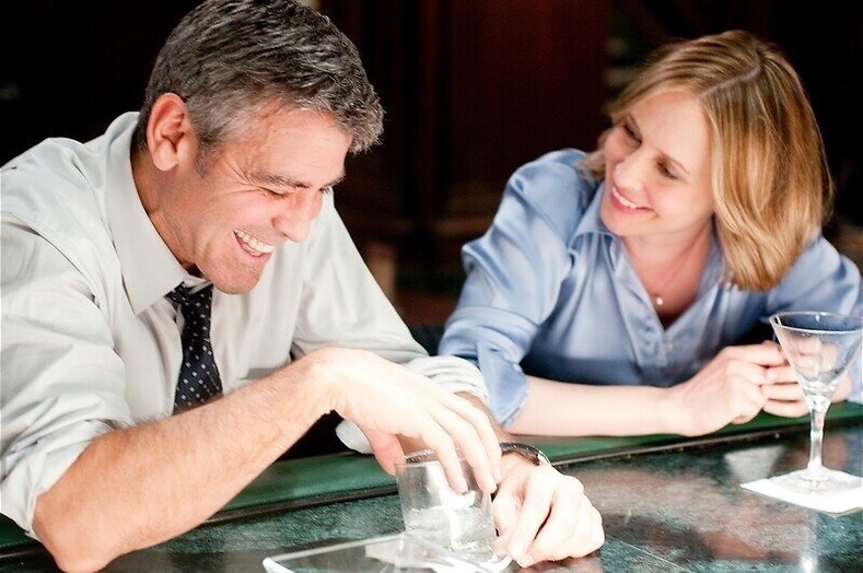 George Clooney vliegt van hot naar her George Clooney vliegt van hot naar her