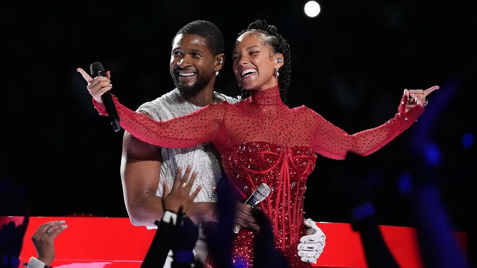 Usher en Alicia Keys Usher en Alicia Keys