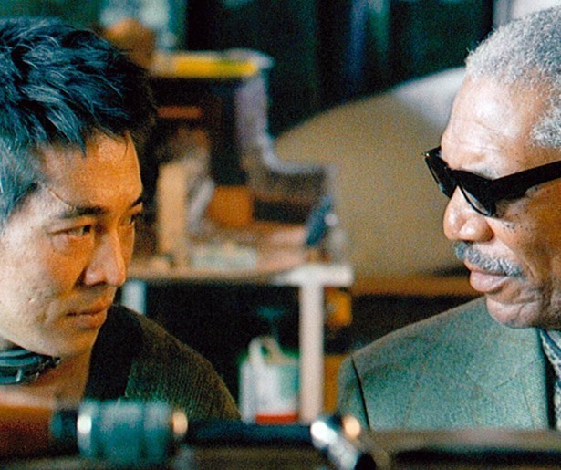 Jet Li blijkt het goed te kunnen vinden met Morgan Freeman in Unleashed