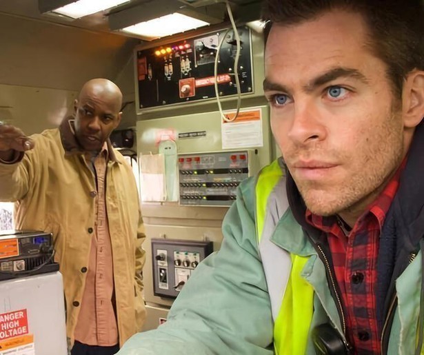 Denzel Washington en Chris Pine moeten een trein stoppen in Unstoppable
