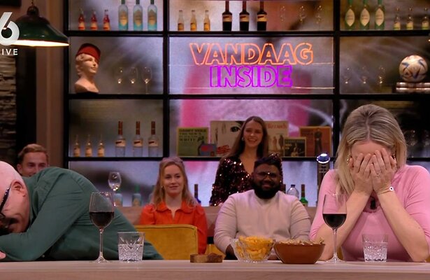 Vandaag Inside-tafel giert om Mr. Frank Visser en bekentenis Johan Derksen 