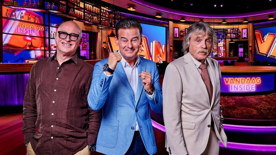 Wilfred Genee, René van der Gijp en Johan Derksen