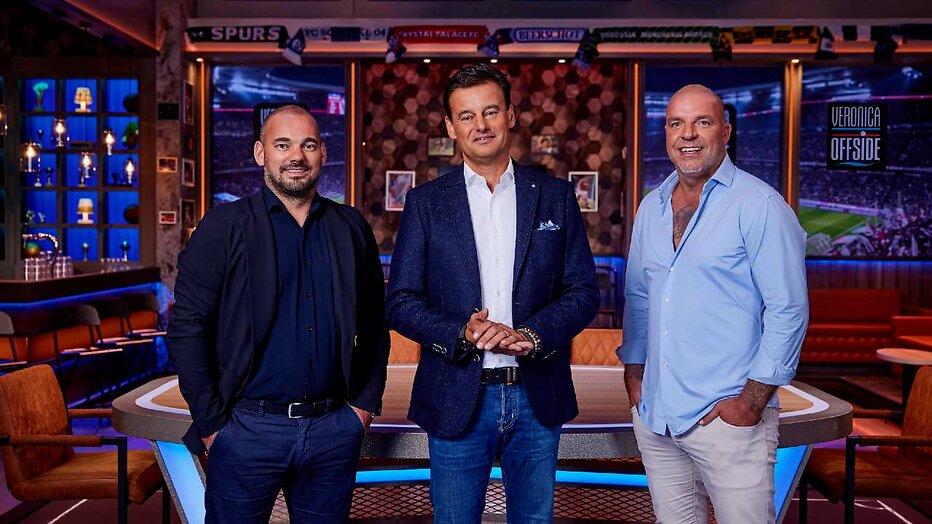 Wesley Sneijder, Wilfred Genee & Andy van der Meijde Wesley Sneijder, Wilfred Genee & Andy van der Meijde