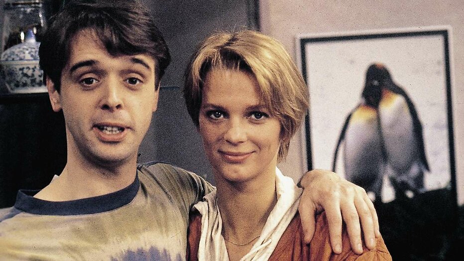 Peter Lusse als Eddie Veenstra en Mary-Lou van Stenis als Ellen Veenstra-van den Berg in Vrienden voor het Leven